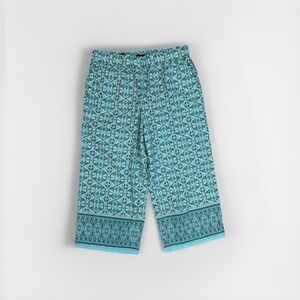 Talbots Nantucket Linen‎ Blend Nantucket Pull-On Wide Leg Crop Pants XL